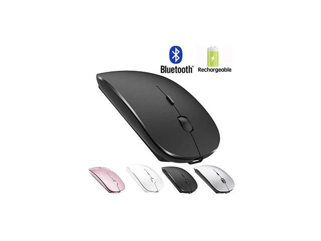 Mouse Rechargeable Wireless Mouse for MacBook ProWireless Mouse for Laptop PC Computer Black