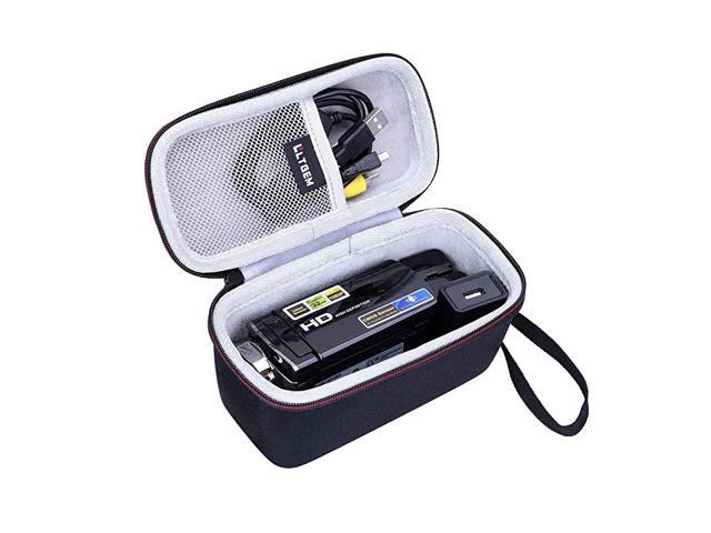 EVA Hard Case for Kicteck Video Camera Camcorder Digital YouTube Vlogging Camera Recorder Travel Protective Carrying Storage Bag