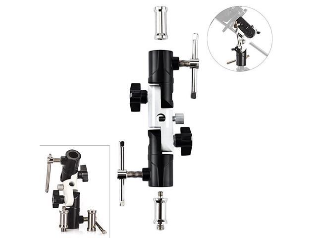 3Section UShape Type Swivel Flash Bracket for Umbrella Holder Adapter Mount Light Stand Adapter Nikon and Canon Speedlight