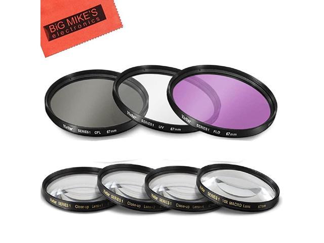 7PC Filter Set for Canon Rebel T6i T6s T7i EOS 80D EOS 77D Cameras with Canon EFS 18135mm is STM Lens Includes 3 PC Filter Kit UVCPLFLD and 4PC