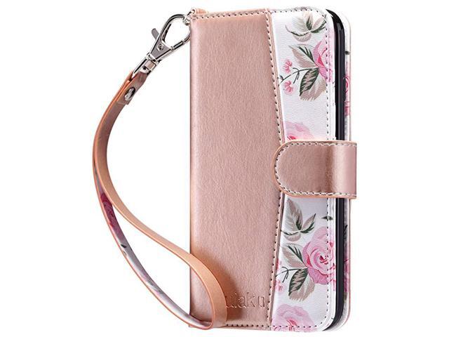 iPhone 8 Wallet iPhone SE Wallet 2020 iPhone 7 Flip Wallet Case PU Leather Wallet Kickstand Card Holder Shockproof Protective Cover for iPhone