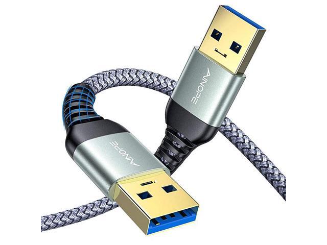 2 Pack USB 30 A to A Male Cable 66FT+66FTUSB 30 to USB 30 Cable Never Rupture USB Male to Male Cable Double End USB Cord Compatible with Hard
