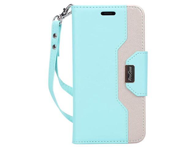 Wallet Case for iPhone XR Folio Flip Case with Kickstand Card Holders Mirror Wristlet Folding Stand Protective Cover for Apple iPhone XR 61 2018