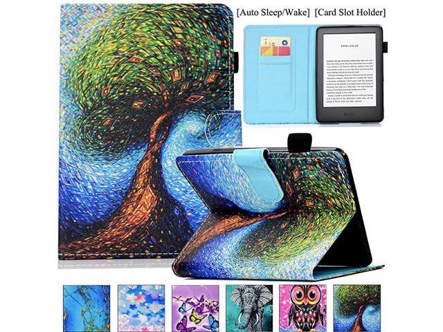 Kindle 10th Gen 2019 Case Folio Smart Cover with Auto WakeSleep Feature Premium PU Leather Cards Slots Slim Cover for AllNew Kindle 10th Generation