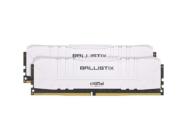 Ballistix 3000 MHz DDR4 DRAM Desktop Gaming Memory Kit 16GB 8GBx2 CL15 BL2K8G30C15U4W WHITE