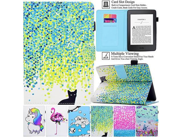 Kindle Paperwhite Case PU Leather Card Slots Cover with Auto WakeSleep Smart Folio Soft TPU Case for Kindle Paperwhite Fits All 2012 2013 2015 and