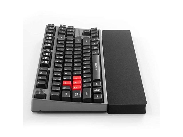 Fat Wrist Pad 14 4 X 14 X 075 Inch Keyboard Wrist Rest for Tenkeyless Mechanical and Gaming Keyboards Black Nylon