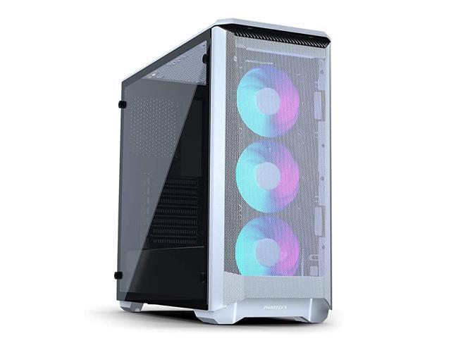 Eclipse P400A Digital ATX MidTower PHEC400ATGDWT01 Mesh Front Panel Tempered Glass DigitalRGB White