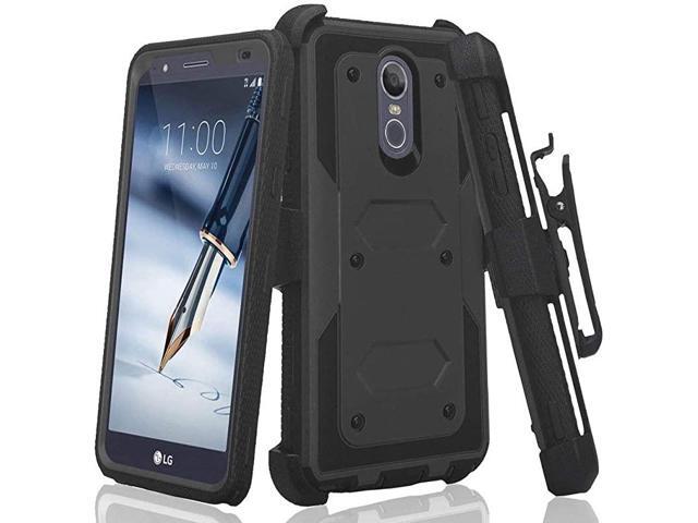 Case for LG Aristo 4 Plus +K30 2019Journey LTEEscape PlusArena 2Tribute RoyalPrime 2 Case Builtin Screen Protector Heavy Duty Holster Cover Belt