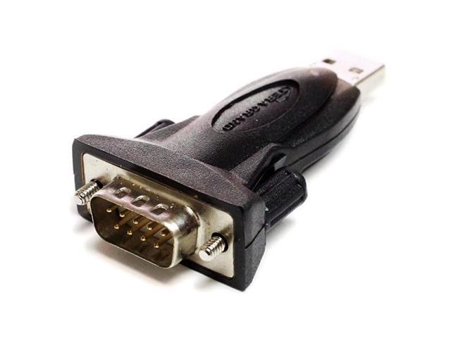 Premium USB 20 to RS232 Serial DB9 Adapter Supports Windows 10 8 7 Vista XP 2000 98 Linux and Mac Built with FTDI Chipset