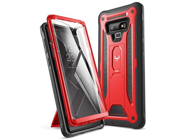 Kickstand Case for Galaxy Note 9 Full Body with Builtin Screen Protector Heavy Duty Protection Shockproof Rugged Cover for Samsung Galaxy Note 9