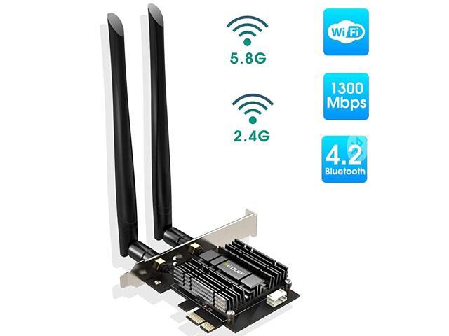 WiFi 6E AX210 PCIe Network Card Bluetooth 52 Heat Sink AX 3000Mbps 80211ax Triband 24G5G6G PCIE Wireless WiFi Network Adapter Cards for Desktop PC