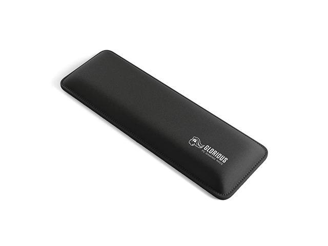 Gaming Wrist PadRest Compact Black Mechanical Keyboards Stitched Edges Ergonomic 12x4 inches 25mm1in Thick GWR75 Compact Black