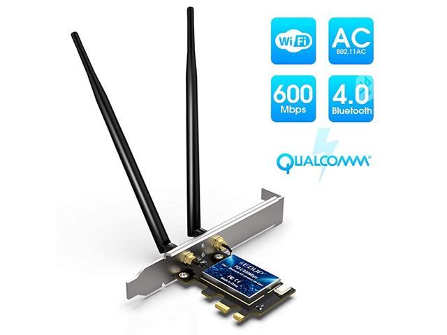 PCIe Wireless WiFi Network Card Bluetooth 40 Adapter 24G58G Dual Band PCI Express Internet Networking Cards Support Windows 10 Win 81 Win 7 for