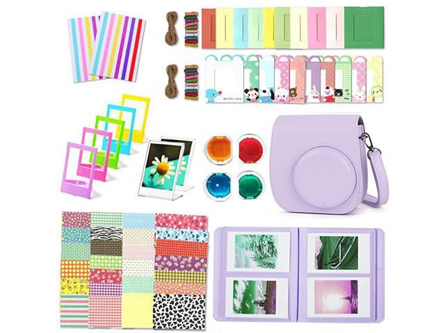 Instant Camera Accessories Compatible with Fujifilm Instax Mini 11 Instant Film Camera Include CaseAlbumWall Hang FramesFilm FramesBorder