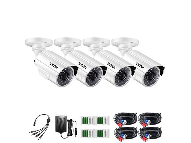 4 Pack 2MP 1080p HDTVI Home Security Camera Outdoor Indoor 1920TVL36PCS LEDs120ft Night Vision 105°View Angle Weatherproof Surveillance CCTV Bullet