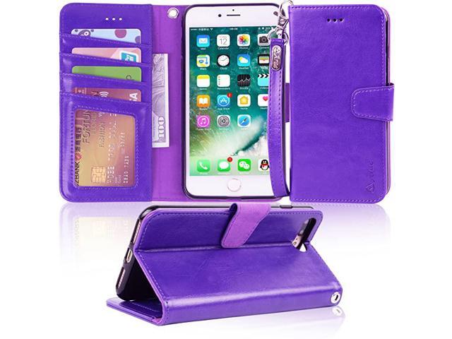 Case for iPhone 7 PlusiPhone 8 Plus Premium PU Leather Wallet Case with Kickstand and Flip Cover for iPhone 7 Plus 2016 iPhone 8 Plus 2017 55 not