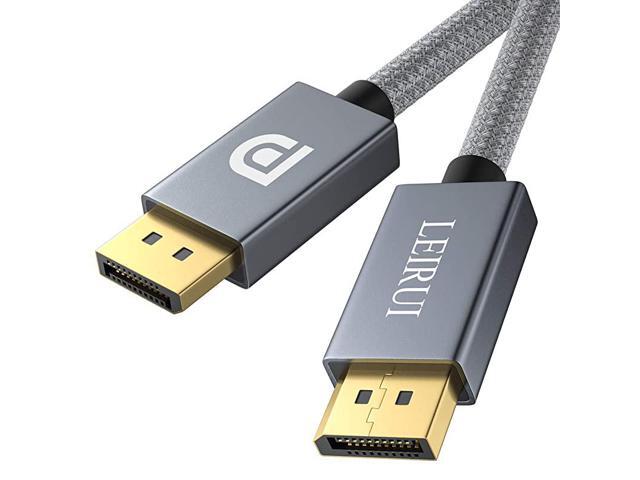 DisplayPort Cable 10 Feet DP 14 Cable 8K60Hz4K144Hz DisplayPort to DisplayPort Nylon Braided Cord HBR3 324Gbps HDP HDCP 22 Compatible with Gaming