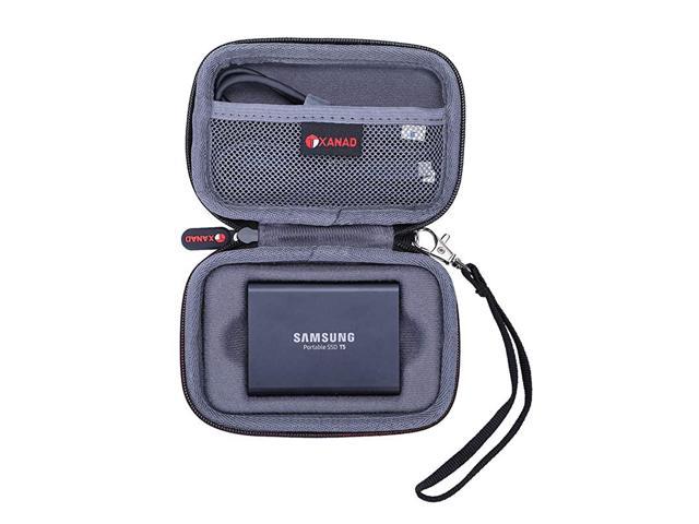 NeweggBusiness - Case for Samsung T3 T5 Portable 250GB 500GB 1TB 2TB SSD  USB 31 External Solid State Drives Storage Travel Carrying Bag Inside Grey