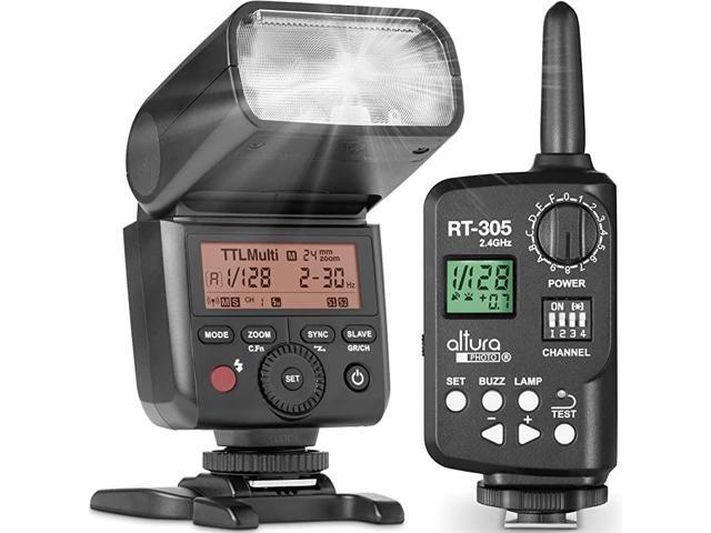 AP305C Camera Flash Light with Manual Trigger for Canon R RP 90D 80D 70D SL2 T7I T6 T6I 5D 6D 7D M6 M50 M20024GHz TTL Speedlite for DSLR and