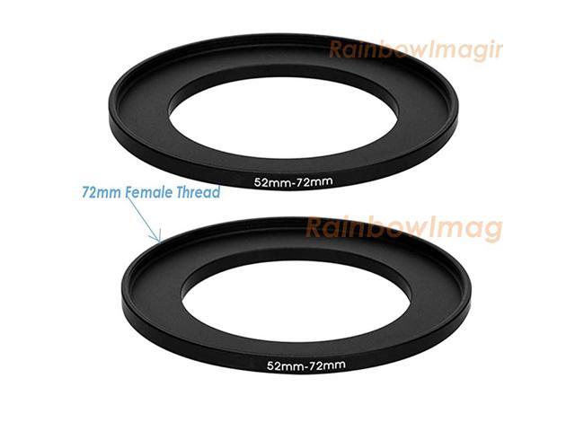 Packs 57MM StepUp Ring Adapter 5mm to 7mm Step Up Filter Ring 5mm Male 7mm Female Stepping Up Ring for DSLR Camera Lens and ND UV CPL Infrared Filters
