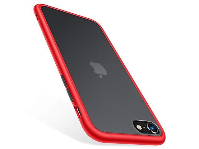 Shockproof Designed for iPhone SE 2020 Case Designed for iPhone 8 Case Military Grade Drop Test Translucent Matte Hard Back Soft Bumper Slim