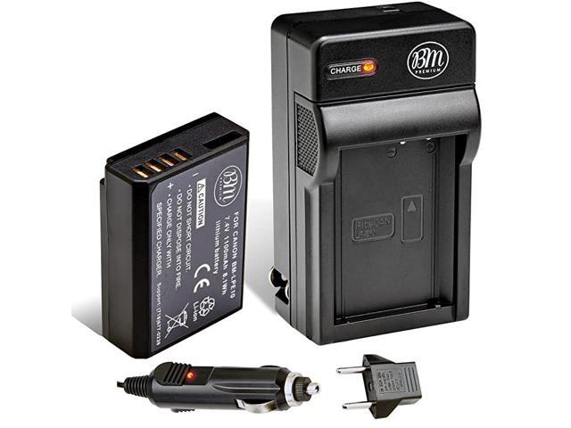 LPE10 Battery and Charger Kit for Canon EOS Rebel T3 T5 T6 T7 Kiss X50 Kiss X70 EOS 1100D EOS 1200D EOS 1300D EOS 2000D Digital Camera