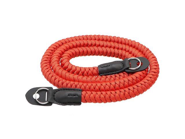 Paracord Woven Camera Neck Shoulder Strap Belt Hand Made for Canon Nikon Sony Olympus Pentax Fujifilm Panasonic SLR DSLR Digital Mirrorless Cameras