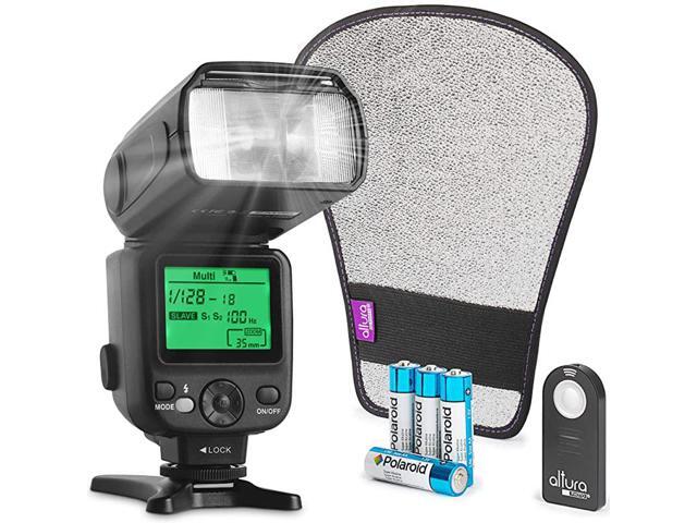 APUNV2 Bundle DSLR and Mirrorless Camera Flash Speedlite for Canon Nikon Sony Olympus Panasonic