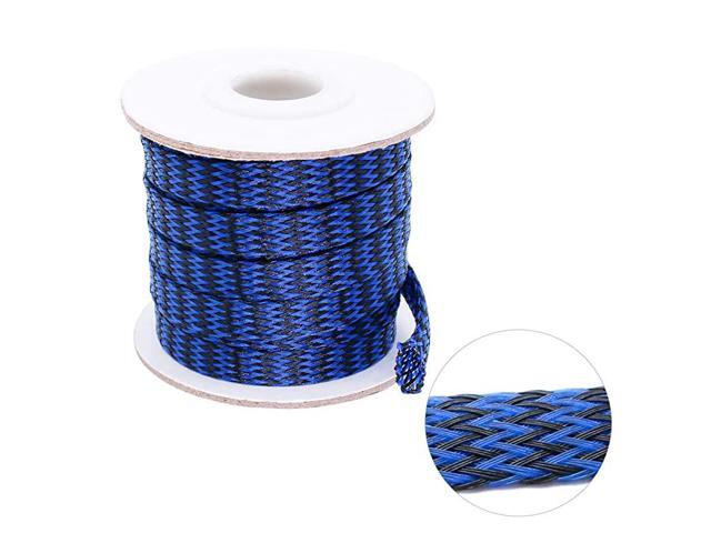 PET Expandable Sleeving Cord Protector Wire Loom Tubing Cable Sleeve for USB Charger Cable Power Cord Audio Video Cable Can Protect Cat Dog from