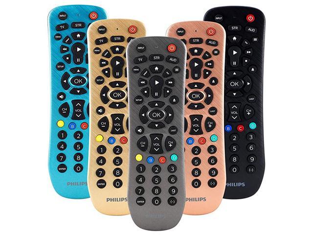 Universal Remote Control for Samsung Vizio LG Sony Sharp Roku Apple TV RCA Panasonic Smart TVs Streaming Players Bluray DVD Simple Setup 3 Device