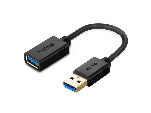 USB Extension Cable 1ft VCZHS USB 30 Extension Cable USB30 Cable A Male to A Female for Rentendo SwitchUSB Flash Drive Card Reader Hard Drive