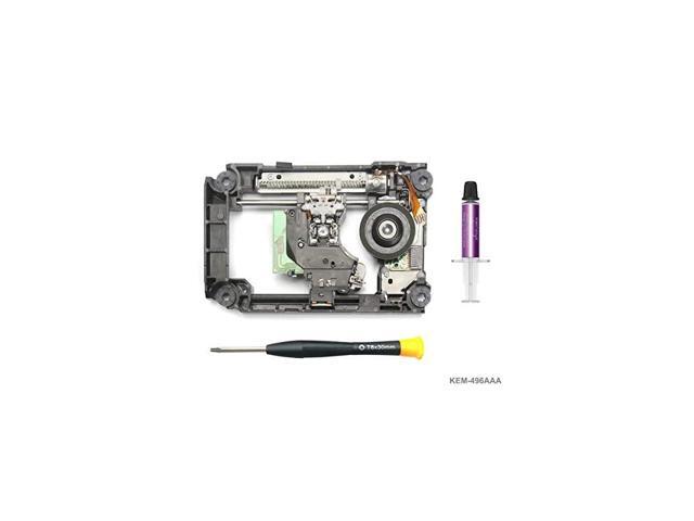 Replacement Blu Ray Laser Lens Deck KEM496AAA Playstation 4 Repair Part DVD Drive Slide Motor Rail Mechanism with KES496 Optical Head Thermal Paste