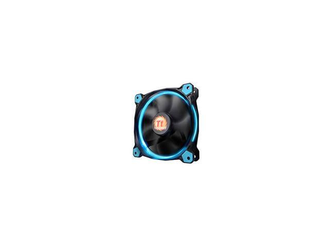 Riing 12 Series Blue High Static Pressure 120mm Circular LED Ring CaseRadiator Fan with AntiVibration Mounting System Cooling CLF038PL12BUA
