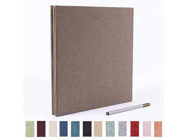 Album Self Adhesive 4x6 5x7 3x5 85x11 Scrapbook Magnetic Album DIY Scrap Book Length 11 x Width 108 Inches with A Metallic Pen