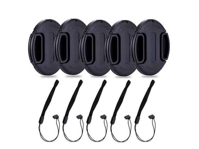 77mm Front Lens Cap Cover for Canon Nikon Fujifilm Sony Olympus Panasonic Any Lens with 77mm Filter Thread Replace Original Cap with Lens Cap