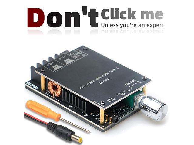 200W Bluetooth Amplifier Board TPA3116 100W+100W Audio Amp Board with LC Filter TechniqueDual Channel DC824VPassword Free Connect to Phone Quietly