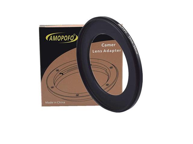 to 55mm StepDown Rings Lens Filters Ring Compatible with UVNDCPLMade of CNC Machined Metal with Matte Black Electroplated FinishAll Camera Lenses