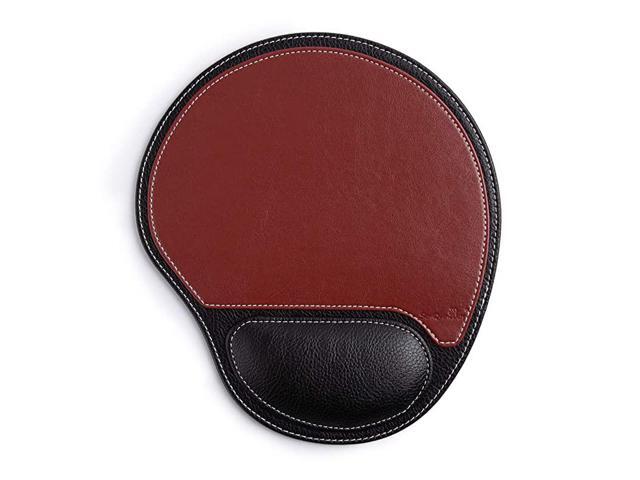 Leather Gaming Mouse Pad Wrist Support and NonSlip Design Business Style PU High Grade Gaming Mouse Mat for Students Workers Computer Laptop Home