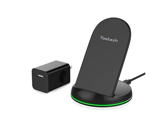 Wireless Charger QiCertified 10W Max Wireless Charging Stand with QC30 AC Adapter Compatible with iPhone 1212 ProSE 202011 Pro MaxX Galaxy S20Note