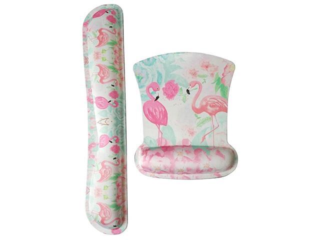 Wrist Rest Pad and Memory Foam Non Slip Mouse Wrist Rest Support Mouse Pad Durable Comfortable Lightweight for Easy Typing Pain ReliefErgonomic