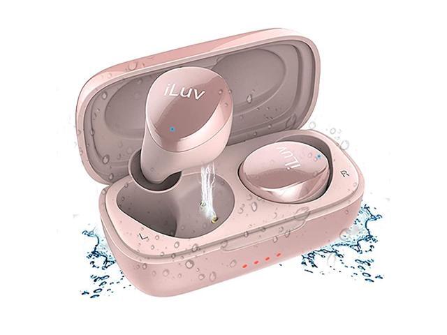 TB100 Rose Gold True Wireless Earbuds Cordless inEar Bluetooth 50 with HandsFree Call Microphone IPX6 Waterproof Protection HighFidelity Sound