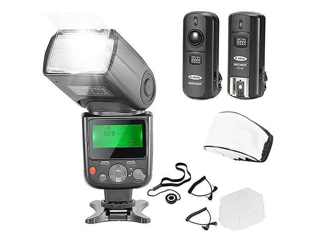 NW670 TTL Flash Speedlite with LCD Display Kit for Canon DSLR CamerasIncludes1NW670 Flash124 GHz Wireless Trigger with C1C3 Cable1SoftHard