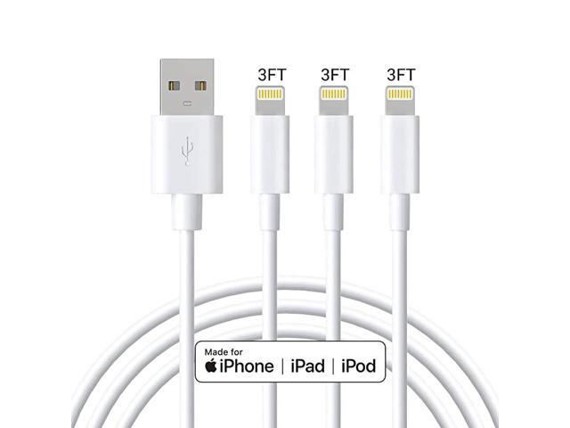 iPhone Charger Cable MFi Certified Lightning Cable 3Pack 3FT Fast Charging iPhone USB Cable Compatible iPhone Xs Max X 8Plus 7Plus 6S Plus 6 5S
