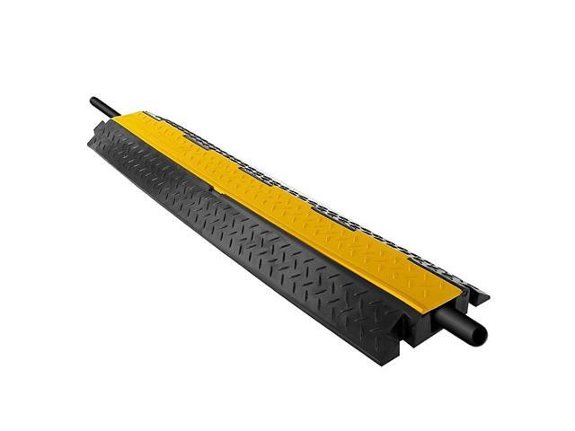 Durable Cable Protective Ramp Cover Supports 11000lbs Single Channel Heavy Duty Cord Protection W FlipOpen Top Cover 3937 x 866 x 125 Cable