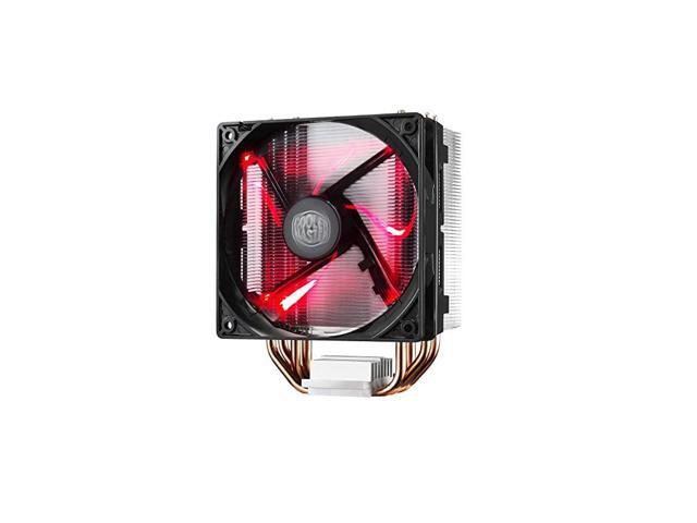 Hyper 212 LED CPU Air 4 CDC Heatpipes 120mm PWM Fan Quiet Spin Technology Red LEDs for AMD RyzenIntel LGA12001151