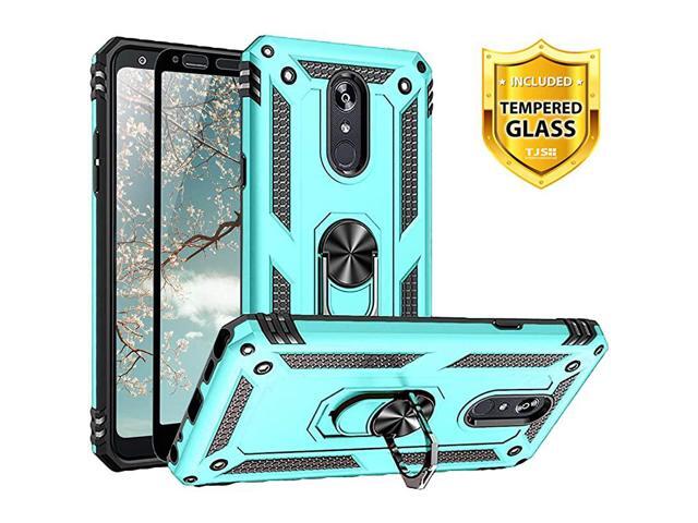 Phone Case Compatible with LG K40K12 PlusX4Solo LTEHarmony 3Xpression Plus 2 with Full Coverage Tempered Glass Screen Protector Impact Resistant