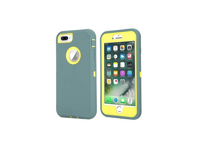 Case Compatible for iPhone 8 iPhone 7 Heavy Duty with Kickstand Builtin Screen Protector Tough 4 in1 Rugged Shorkproof Cover for Apple iPhone 7