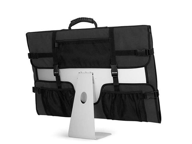Travel Carrying Bag for Apple 27 iMac Desktop Computer Protective Storage Case Monitor Dust Cover with Rubber Handle for 27 iMac Screen and