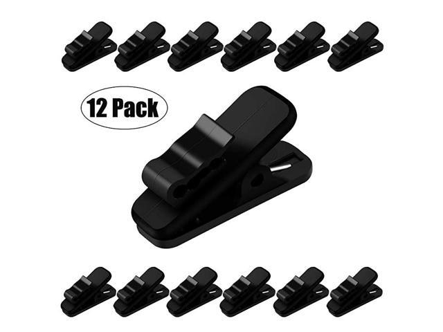 Earphone Wire Clip Headphone Mount Cable Clothing Clip Earbud Clip to Keep EarphoneMicrophone Cord in Place for 15mm Wire Diameter Round Wire